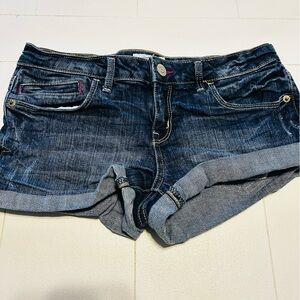 Dark Blue Denim Shorts Aeropostale